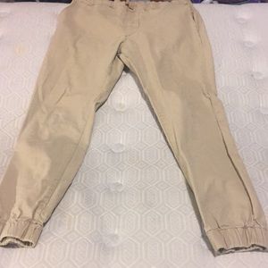 Kaki joggers